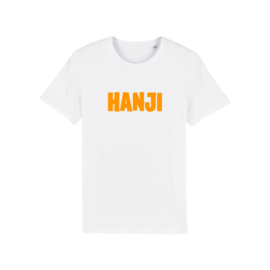 HANJI TEE X WHITE / ORANGE