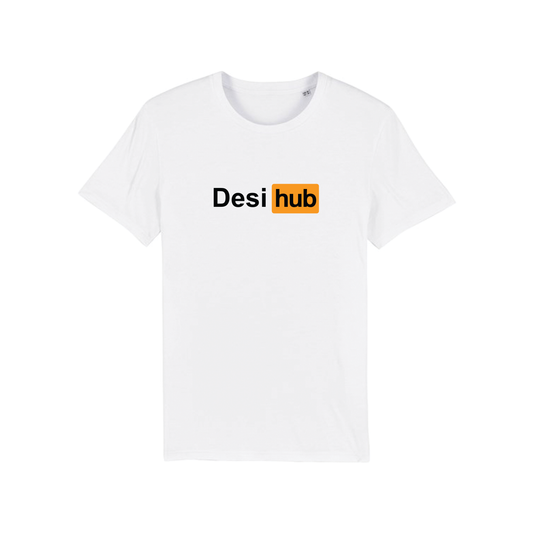 DESI HUB TEE X WHITE